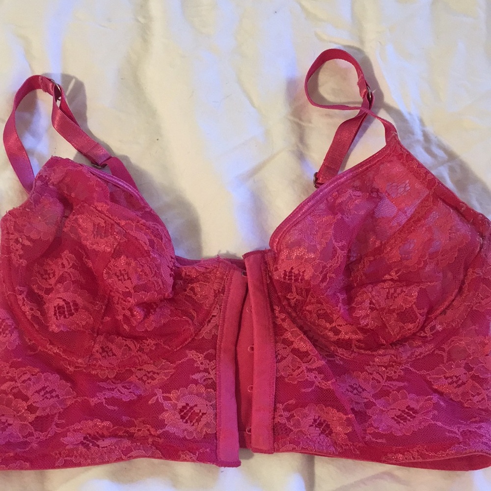 Topshop Lace Crop Bustier